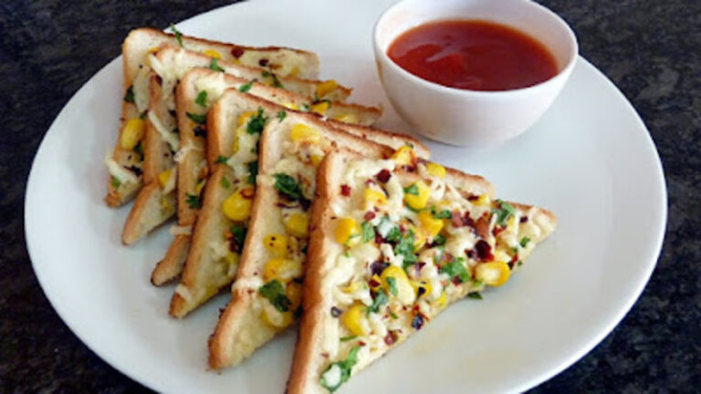 Chilli Cheese Toast –  Breakfast Recipes
