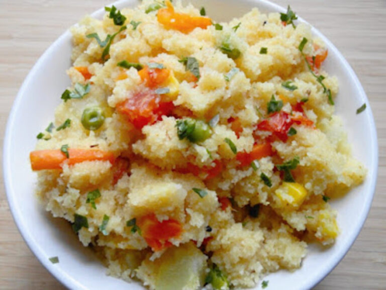 Vegetable Upma Recipe