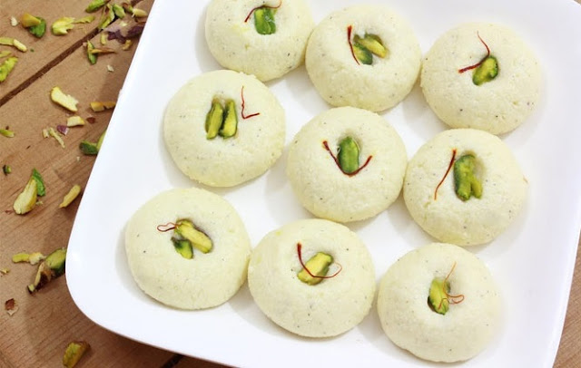 Pistachios Sandesh Recipe