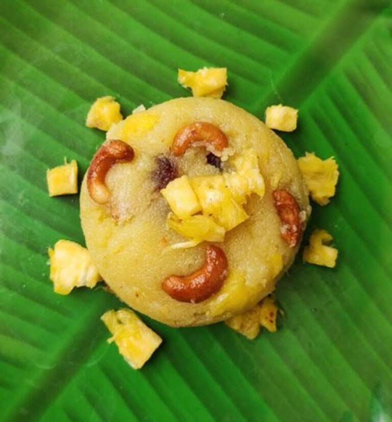 Rava Kesari Recipe (Semolina Dessert)