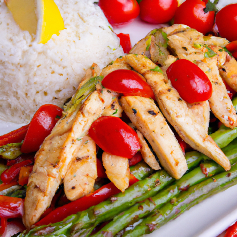 Asparagus With Chicken and Rice Salad Recipe