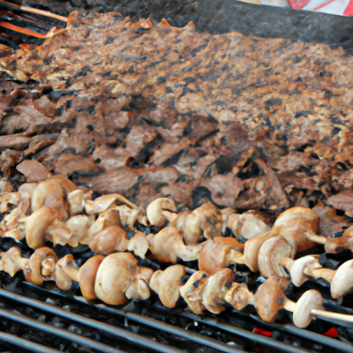 Beef and Mushroom Skewers Recipe