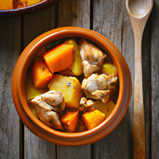 Chicken Stew With Pumpkin and Potatoes Recipe