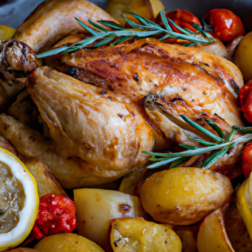 Italian Style Roast Chicken Recipe.