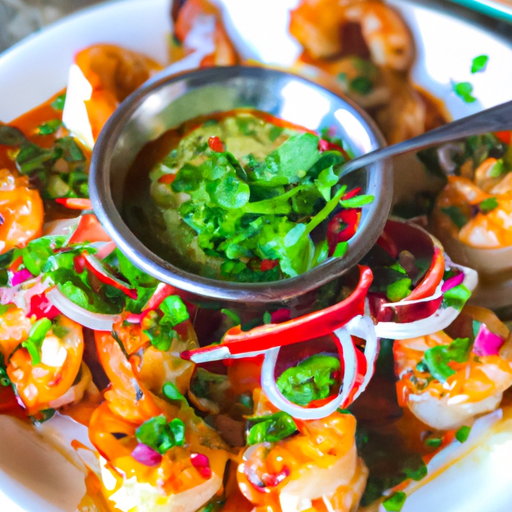 Butterflied Shrimp With Habanero-Tomatillo Salsa