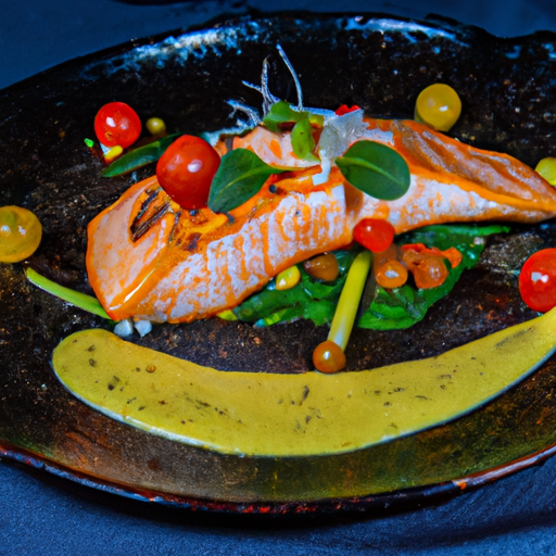 Easy Cook Salmon With Minted Vegetables Recipe