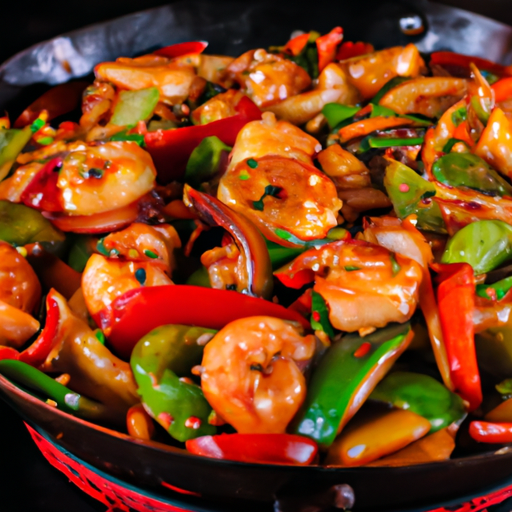 Spicy Tiger Prawn Stir Fry Recipe