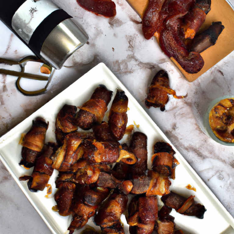 Air Fryer Bacon Wrapped Dates