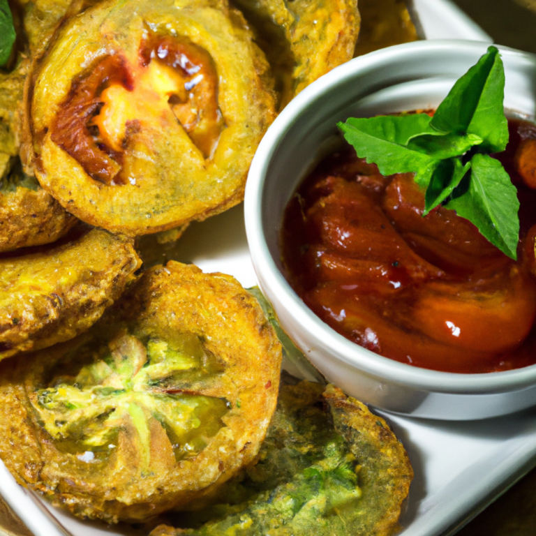 Air Fryer Fried Green Tomatoes