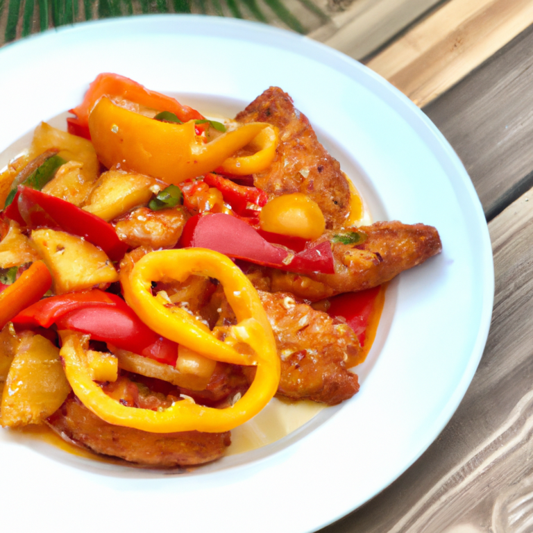 Air Fryer Sweet and Sour Chicken