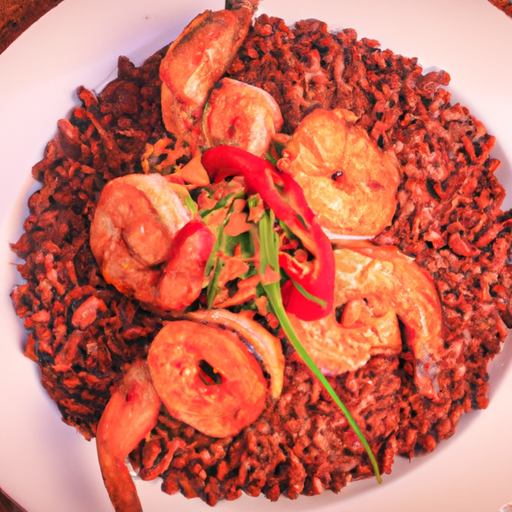 Cajun Shrimp, Red Beans and Sorghum
