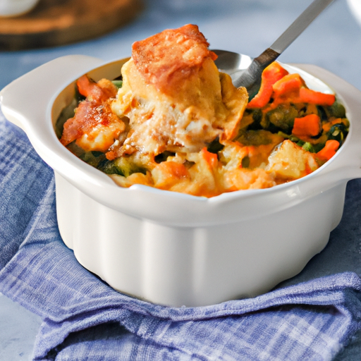 Instant Pot Chicken and Biscuit Casserole