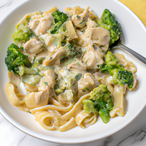 Instant Pot Chicken and Broccoli Alfredo
