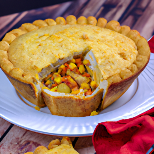 Instant Pot Chicken and Cornbread Pie
