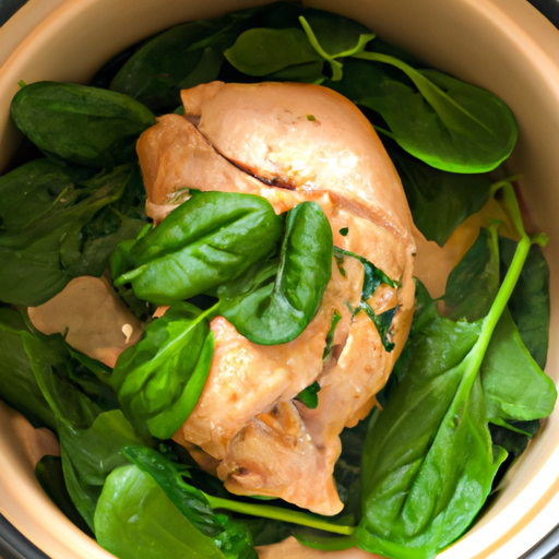 Instant Pot Chicken and Spinach