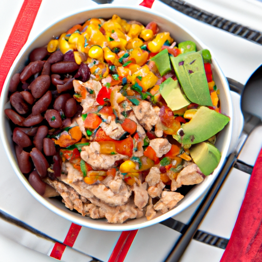 Instant Pot Chicken Taco Bowls