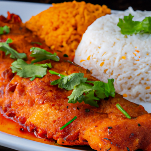 Orange Chipotle Chicken With Cilantro Rice