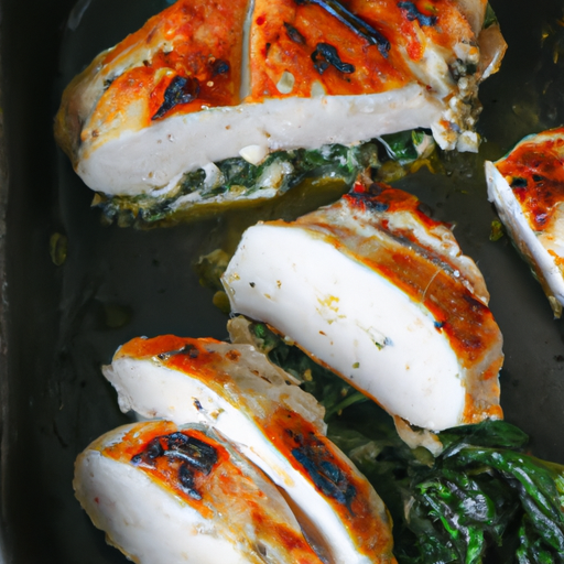 Spinach and Feta Stuffed Chicken Breasts