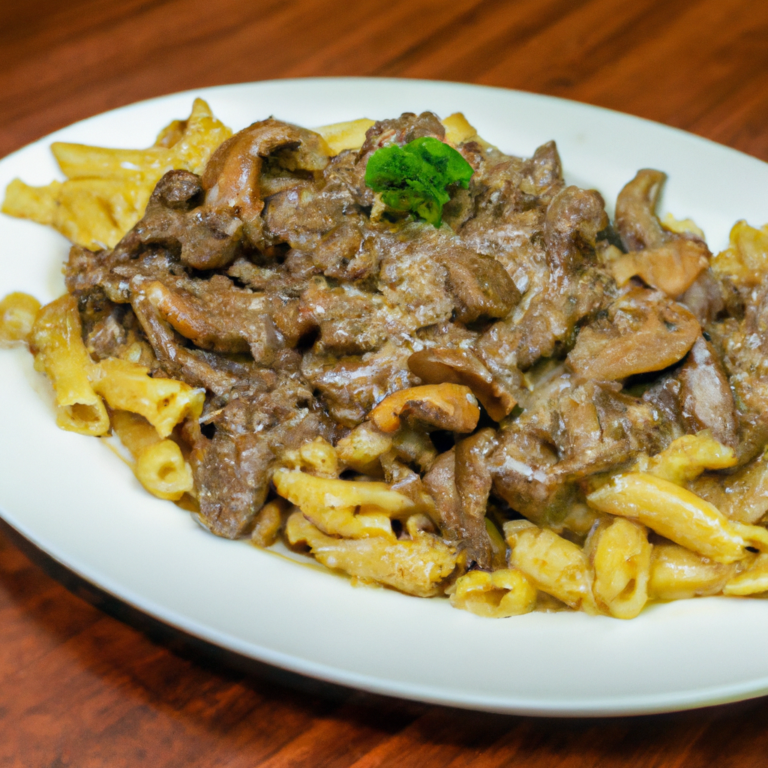 Slow Cooker Beef Stroganoff