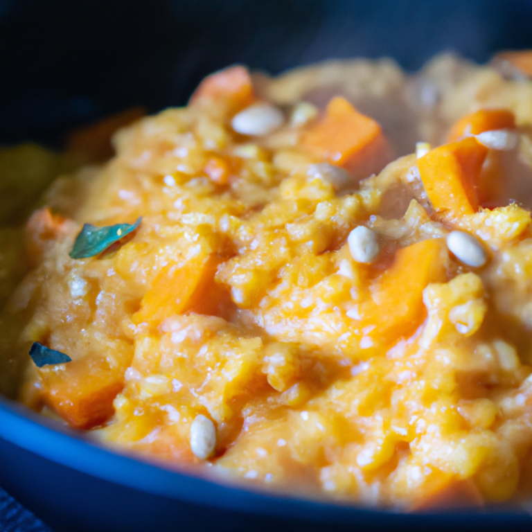 Slow Cooker Butternut Squash Risotto