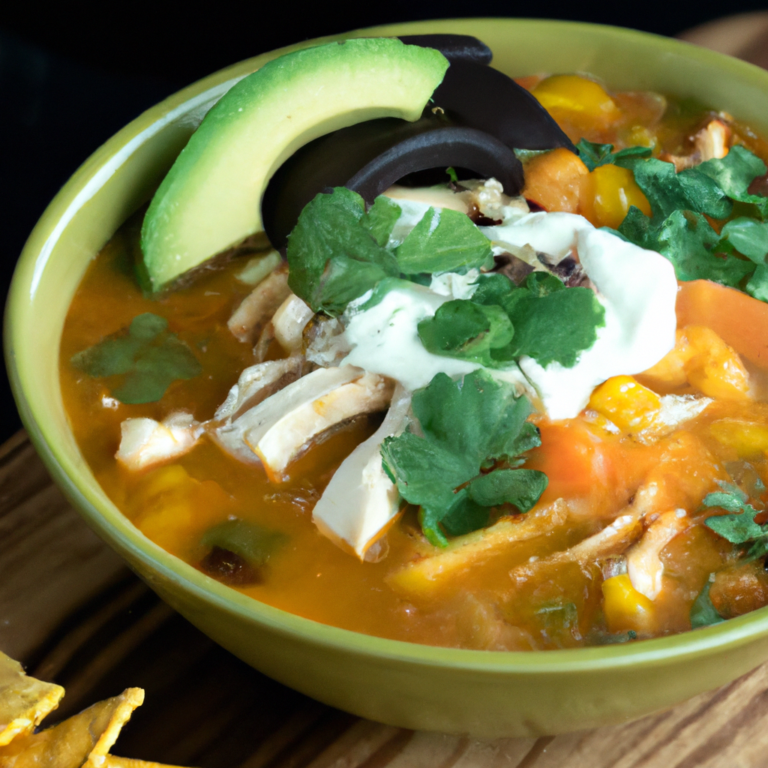 Slow Cooker Chicken Tortilla Soup