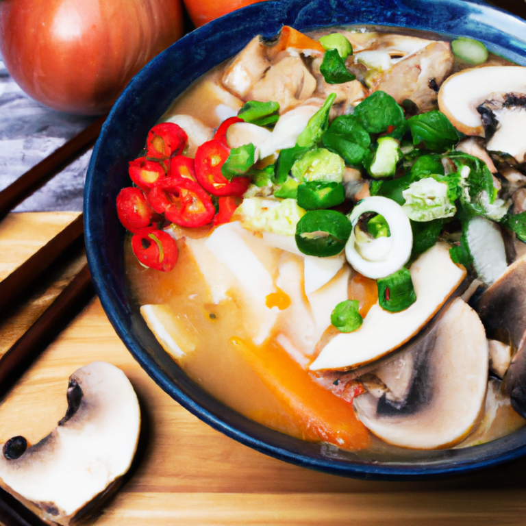 Slow Cooker Hot and Sour Soup