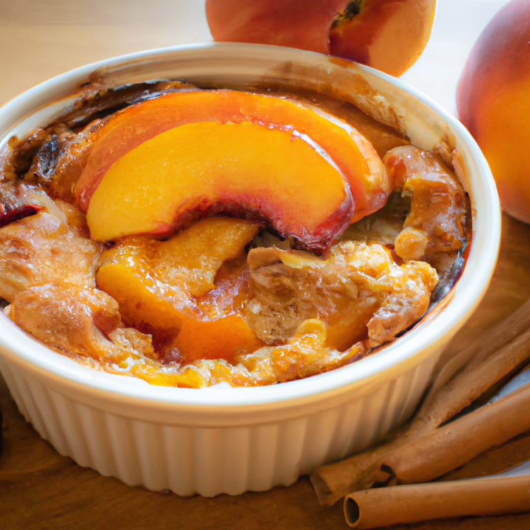 Slow Cooker Peach Cobbler