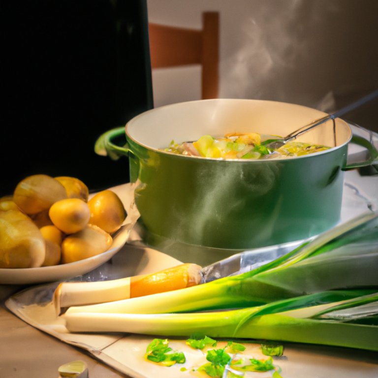 Slow Cooker Potato Leek Soup