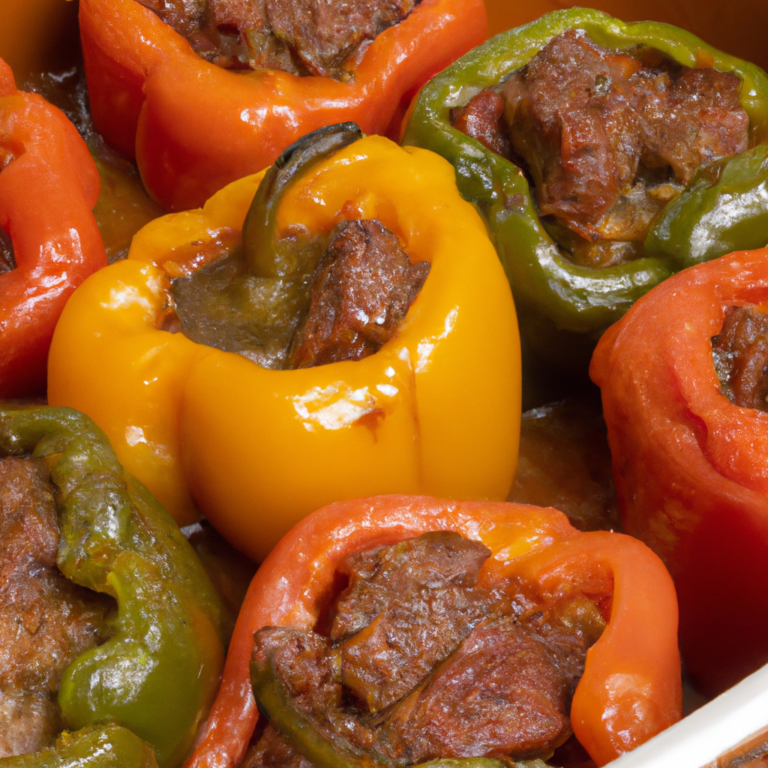 Slow Cooker Stuffed Peppers