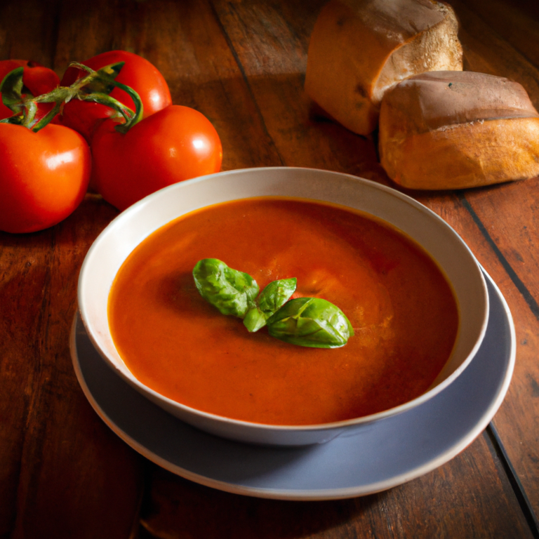 Slow Cooker Tomato Basil Soup