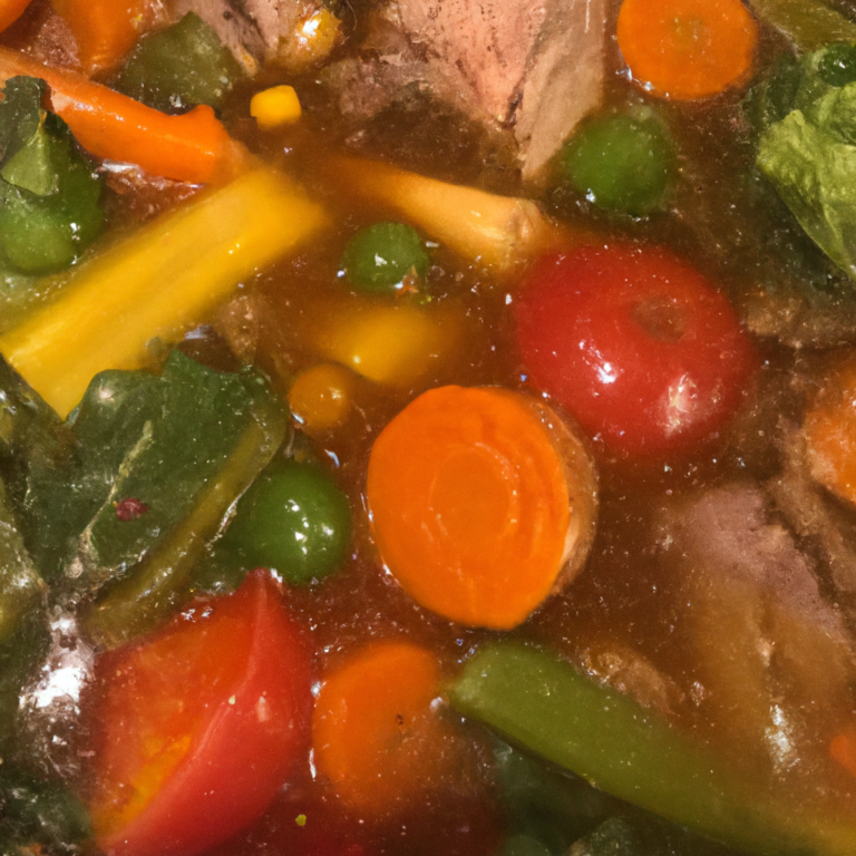 Slow Cooker Vegetable Soup