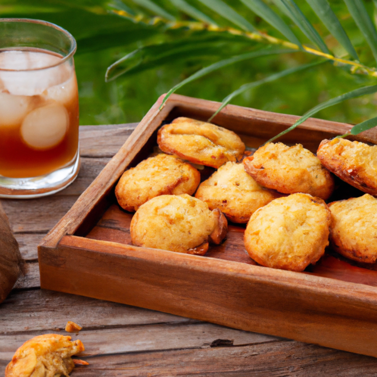 Banana Rum Coconut Cookies