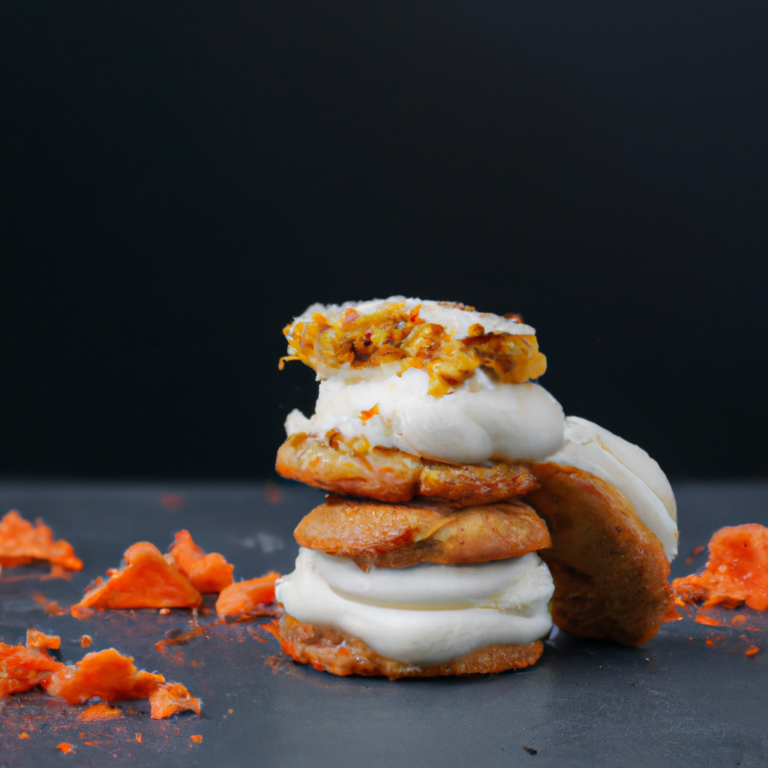 Carrot Cake Sandwich Cookies