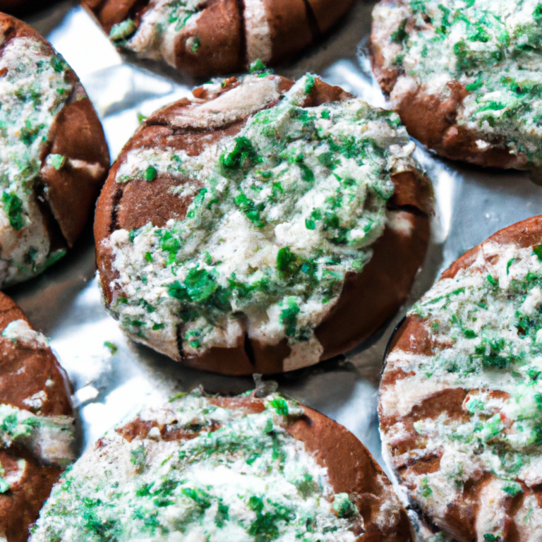 Chocolate Mint Candies Cookies