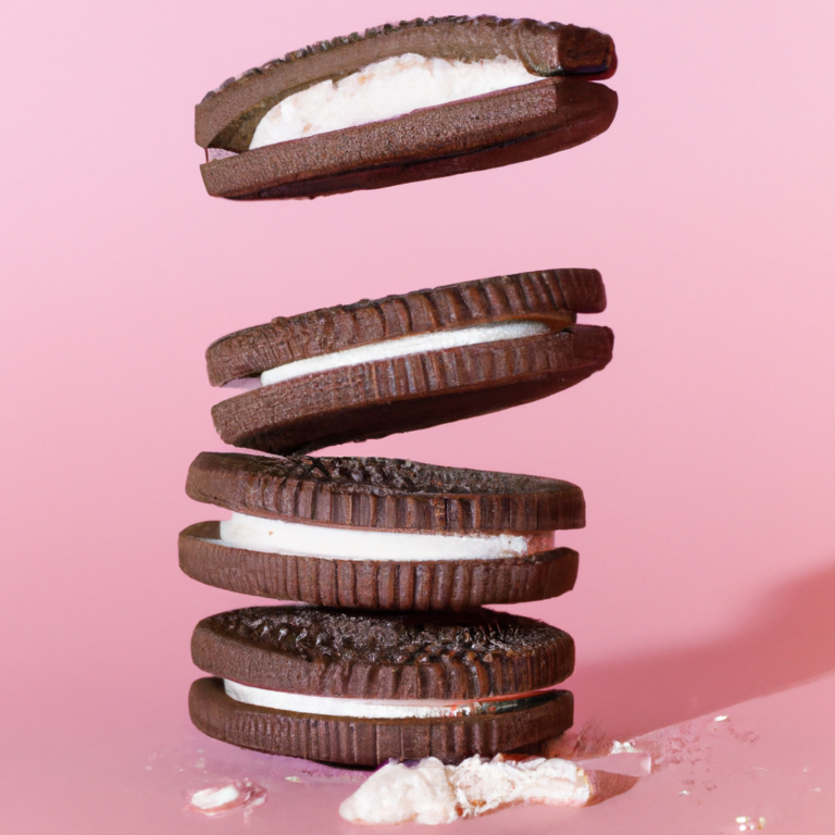 Chocolate Sandwich Cookies With Marshmallow Cream Filling