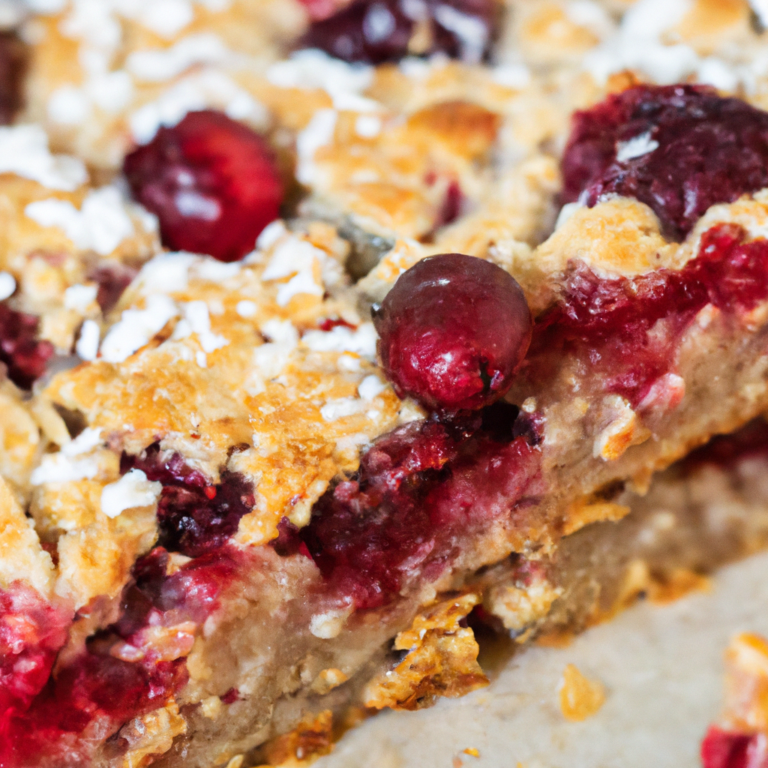 Cranberry Oatmeal Bars