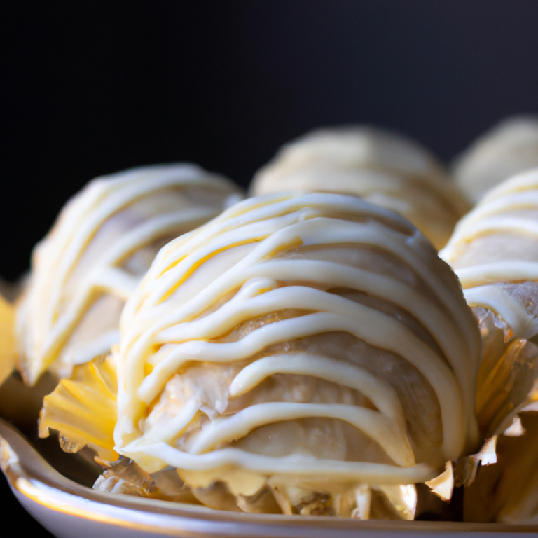 Cream Cheese Meltaways With Lemon Glaze