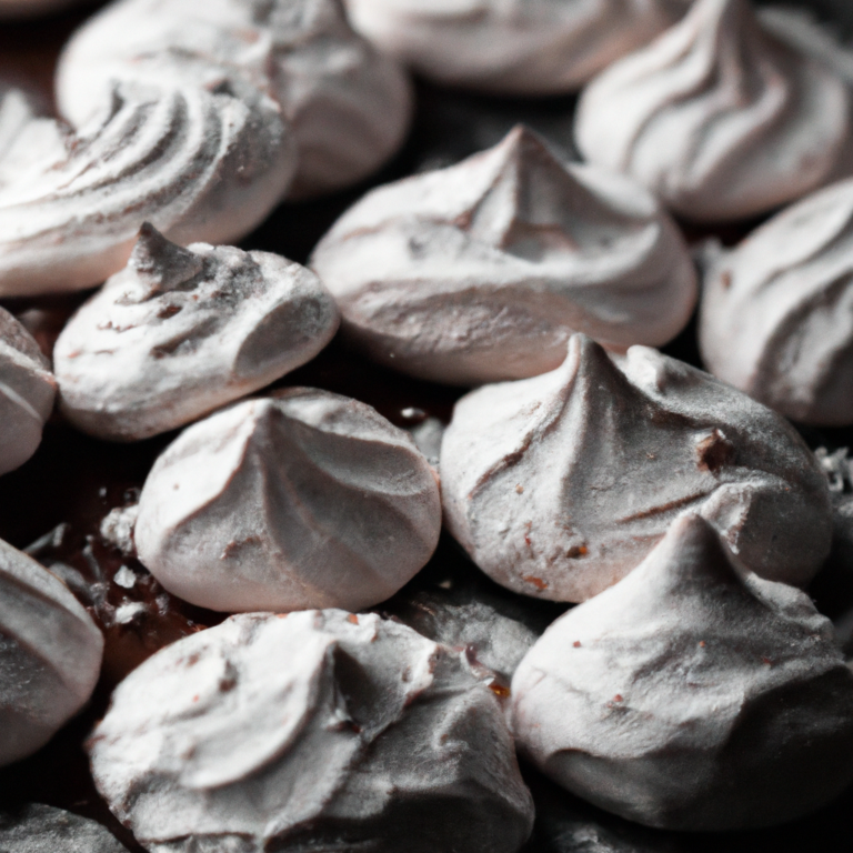 Double Chocolate Meringue Cookies