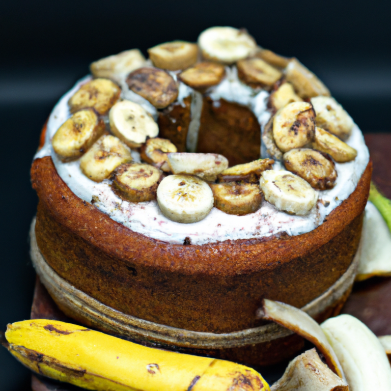 Eggless Banana Cake