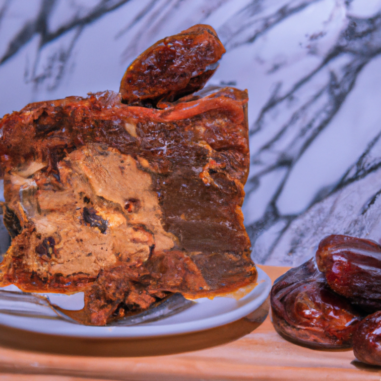 Eggless Date Cake