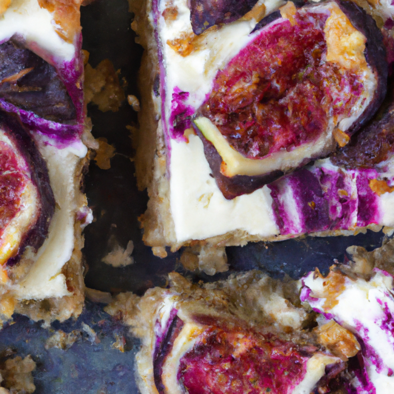 Fig and Cream Cheese Bars
