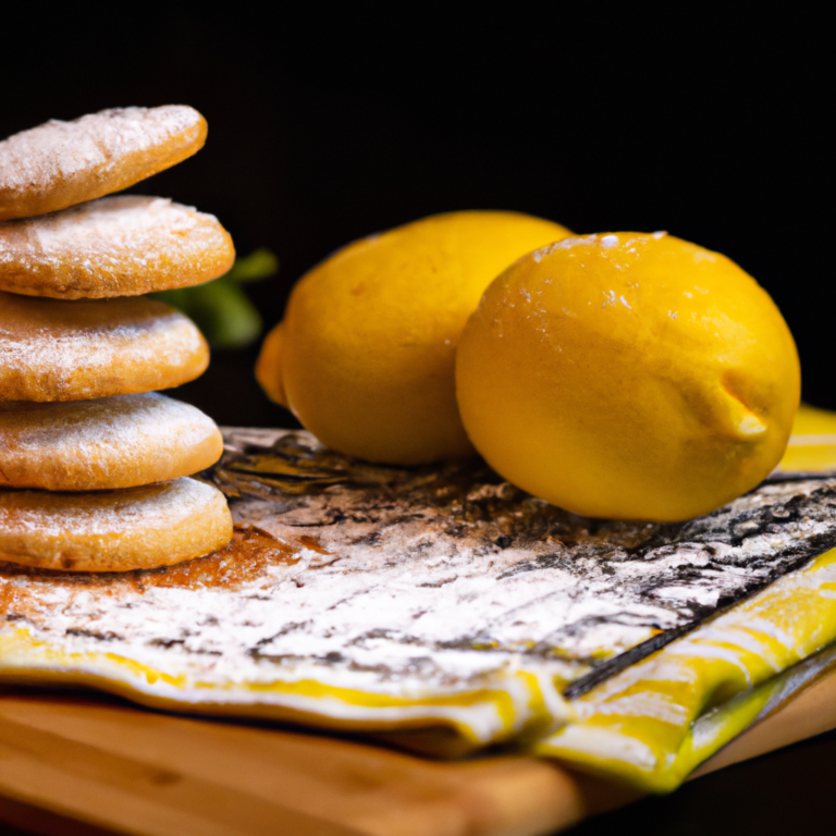 Lemon Cornmeal Cookies