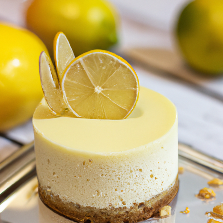 Lemon White Chocolate Cheesecakes