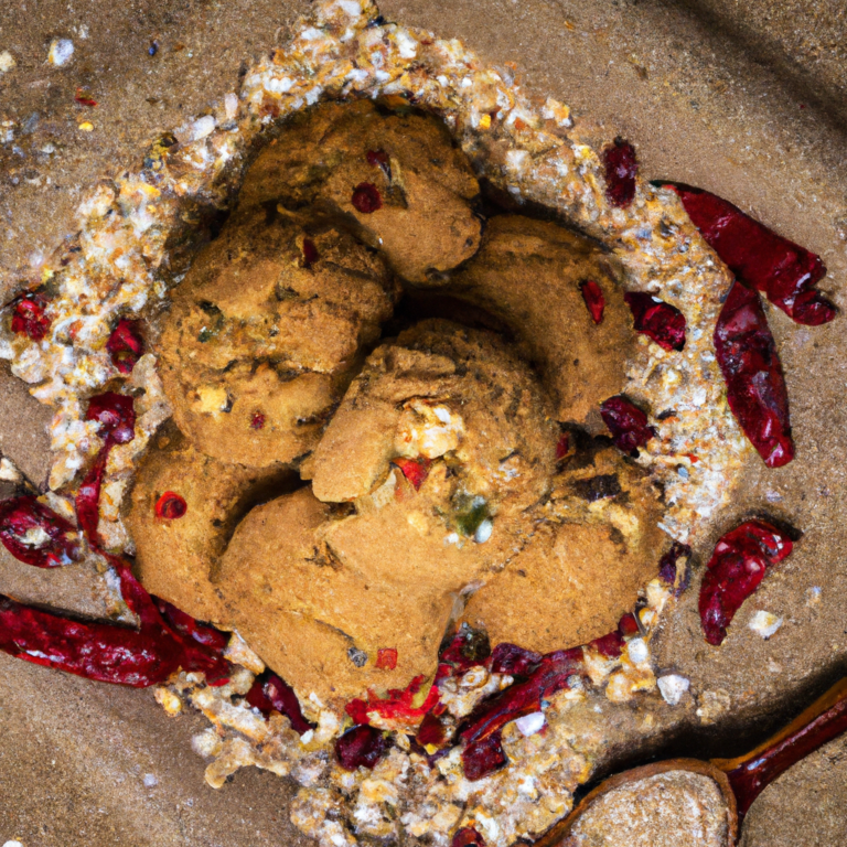 Spicy Oatmeal Crisps