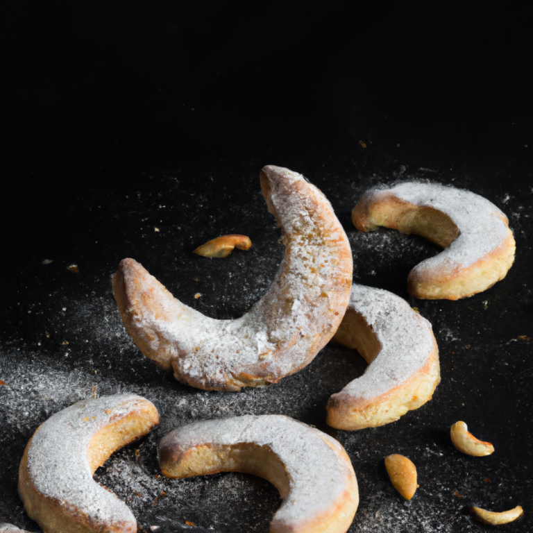 Viennese Almond Crescents