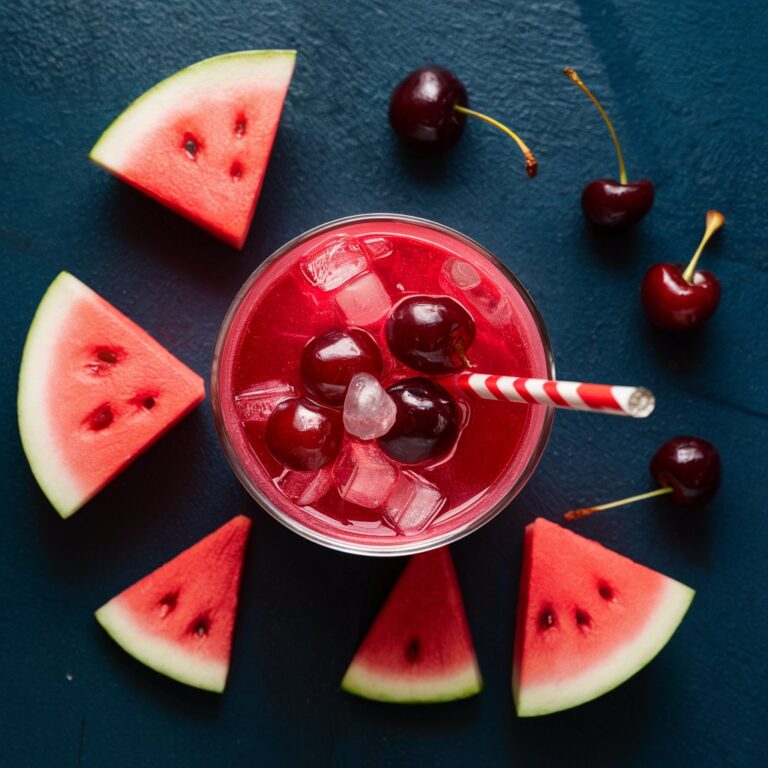 Watermelon and Cherry Punch