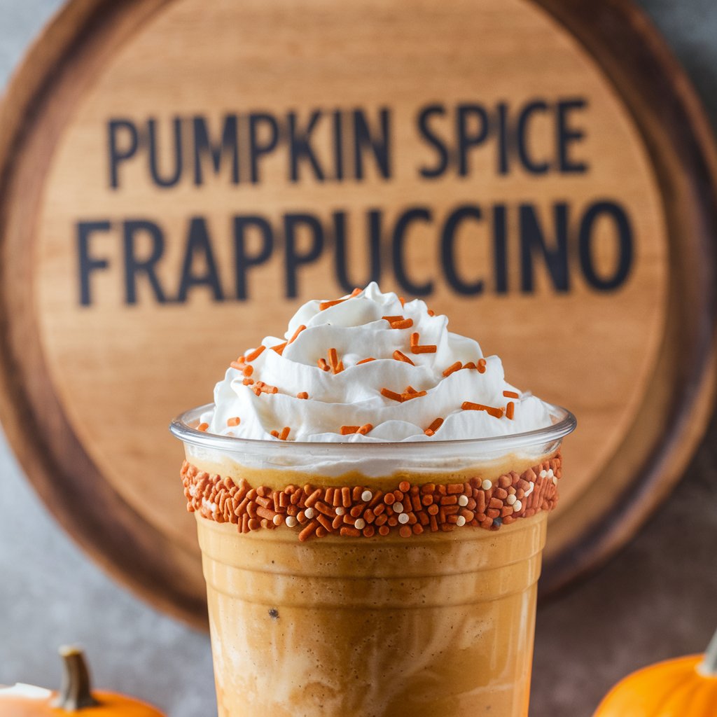pumpkin spiced frappuccino