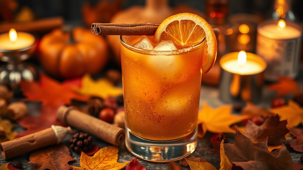 chilled nutmeg vodka beverage