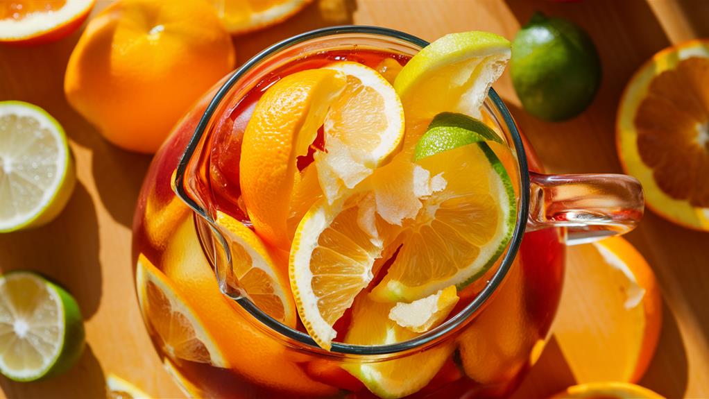 citrus infused cider mixture