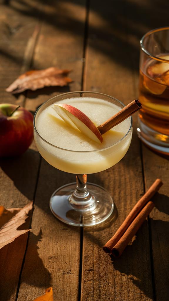 citrusy apple brandy cocktail